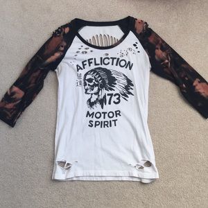 Buckle Affliction 3/4 sleeve tee